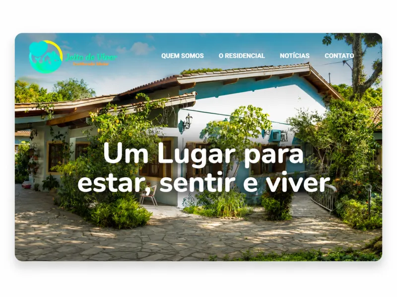 Site Jeito de Viver — projeto Dumont Web